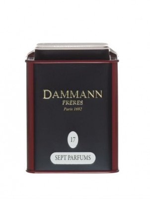 Dammann Fréres La Boite 7 Parfums, ochutený, 100 g,  6762,ciercaj, plech