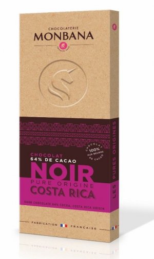 Monbana čierna čokoláda Costa Rica 100g,tmacok