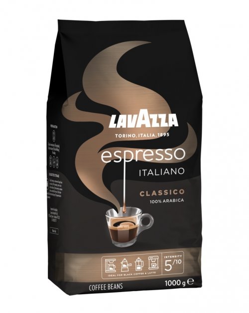 Lavazza Retail Espresso Classico 100% Arabica, 1000g,zrn, ochr