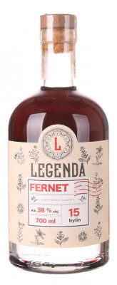 Legenda Fernet bylinný likér 38% 0,7L, liker