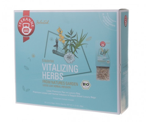 Teekanne Luxury Bag Vitalizing Herbs BIO 20x3 g.,bylcaj