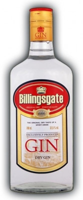 Billingsgate Gin 37,5 % 0,7L, gin