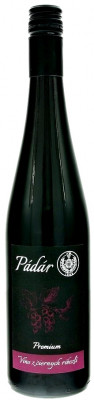Pádár Víno z čiernych ríbezlí Premium - ríbezľové víno 0,75L, r2021, ovvin, cr, plsl, sc