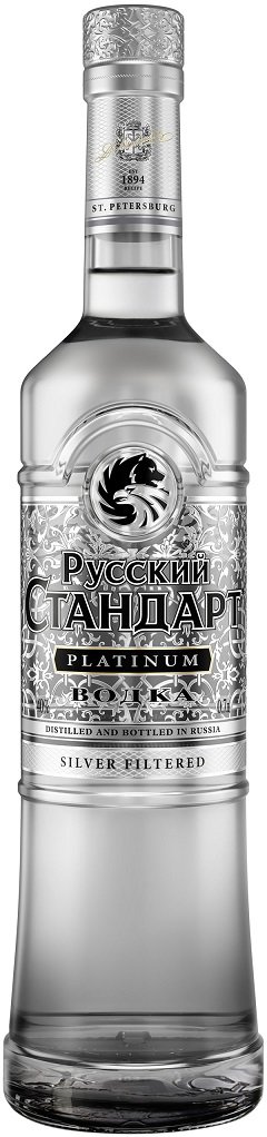 Russian Standard Platinum 40% 0,5L, vodka