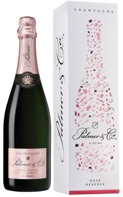 Champagne Palmer & Co. Rosé Solera 0,75L, AOC, sam, ruz, brut, DB