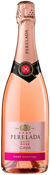 PERELADA Cava Brut Rosé Festival 0,75L, DO, skt trm, ruz, brut