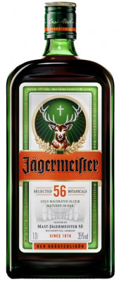 Jägermeister bylinný likér 35% 1L, liker