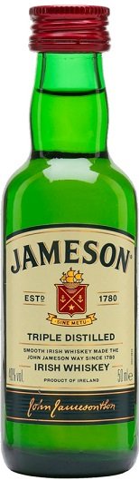Jameson Irish whiskey 40% 0,05L, whisky