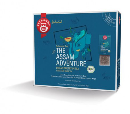 Teekanne Luxury Bag The Assam Adventure BIO 20x4gr.,ciercaj
