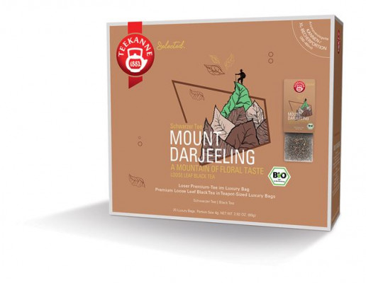 Teekanne Luxury Bag Mount Darjeeling BIO 20x4gr.,ciercaj