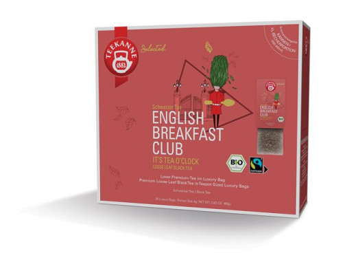 Teekanne Luxury Bag English Breakfast Club BIO 20x4gr.,ciercaj