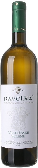 Pavelka Veltlínske zelené 0,75L, r2023, nz, bl, su