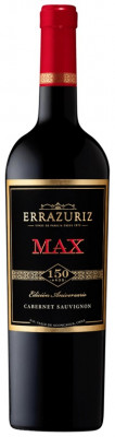 Errazuriz Max Reserva Cabernet Sauvignon 0,75L, r2021, cr, su