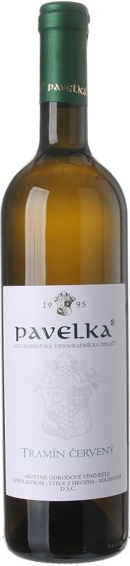 Pavelka Tramín červený 0,75L, r2023, vzh, bl, plsu