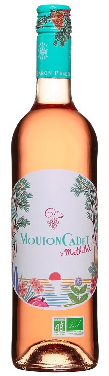 Rothschild Mouton Cadet Rosé Mathilde BIO 0,75L, AOC, r2023, ruz, su, sc