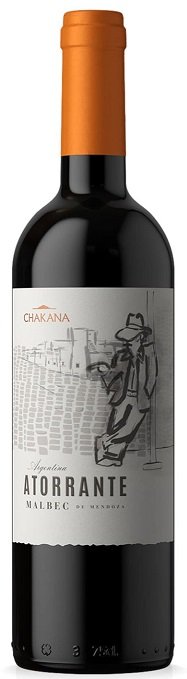 Chakana Atorrante Malbec 0,75L, r2021, cr, su