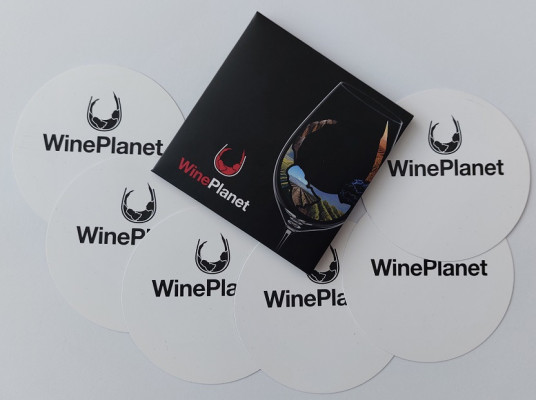 Vínna nálievka s logom Wineplanet - 6 kusov v balení
