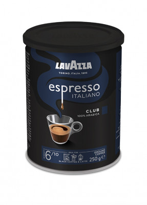 Lavazza Retail Club 100% Arabica, 250g,ml, plech