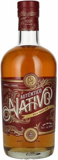 Auténtico Nativo Over Proof 54 % 0,7L, rum