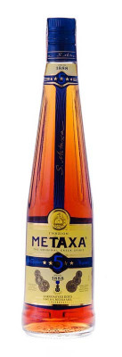 Metaxa 5* 38% 0,7L, brandy