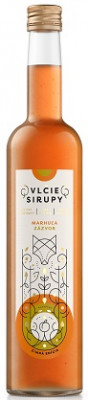 mMMm - Vlčie sirupy Marhuľa - Zázvor 1L, sirup