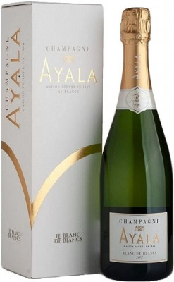 Champagne Ayala Blanc de Blancs Brut 0,75L, AOC, r2017, sam, bl, brut, DB