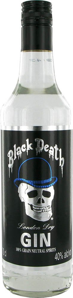 Black Death London dry 40% 0,7L, gin