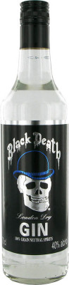 Black Death London dry 40% 0,7L, gin