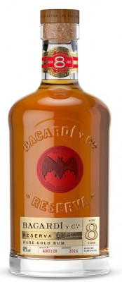 Bacardi Ron 8 Anos Reserva 40% 0,7L, rum