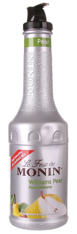 Monin Pear Williams puree (Hruška Williams pyré) 1L, sirup