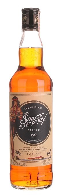 Sailor Jerry Caribbean Rum 40% 0,7L, rum