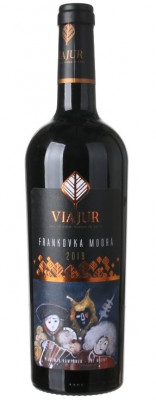 VIAJUR ARS IN VINO, VINUM IN ARTE Frankovka modrá 0,75L, r2019, ak, cr, su