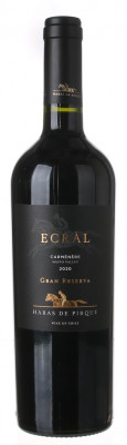 Haras de Pirque Ecrál Carmenere Gran Reserva Organic 0,75L, r2020, cr, su