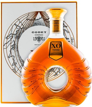 Godet Cognac XO Terre 40% 0,7L, cognac, DB