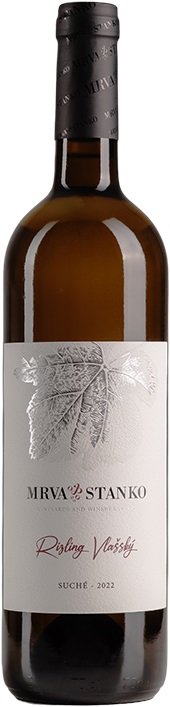Mrva & Stanko Rizling vlašský Dolné Orešany 0,75L, r2022, bl