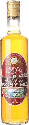 Dzama Rhum Ambré de NosyBe Klasic 52% 0,7L, rum