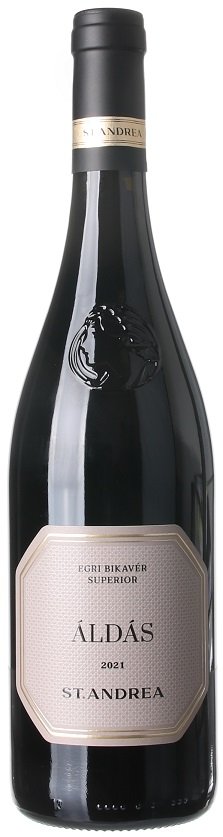 St. Andrea Áldás Egri Bikavér Superior 0,75L, PDO, r2021, cr, su