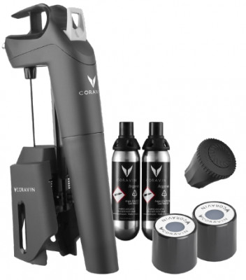 Coravin Timeless Three + Wine Preservation System - Black 