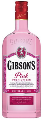 Gibson´s Pink Premium gin 37,5% 0,7L, gin