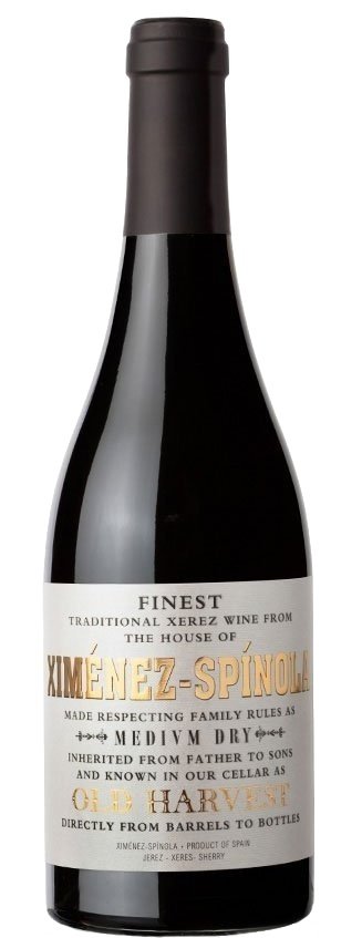 Ximénez-Spínola Old Harvest Medium Sherry 0,5L, fortvin, bl, sl