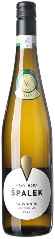 Špalek Sauvignon V.O.C., BIO 0,75L, r2022, vin, bl, su, sc
