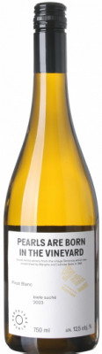 Karpatská Perla "Pearls" Pinot Blanc 0,75L, r2023, vin, bl, su, sc