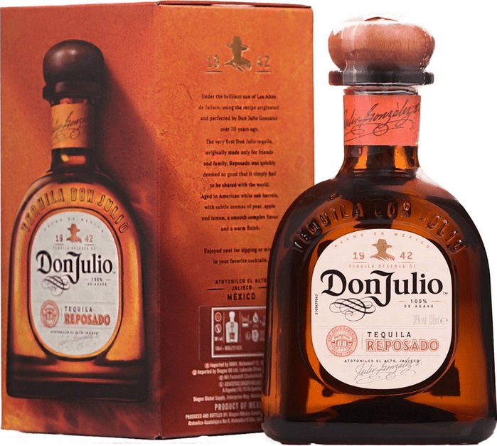 Don Julio Reposado 38% 0,7L, tequila, DB