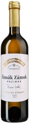 Šimák Zámok Pezinok Rizling rýnsky 0,75L, r2023, bl, su