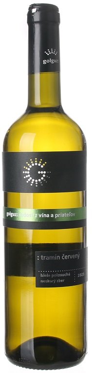 Golguz Tramín červený 0,75L, r2023, vzh, bl, plsu