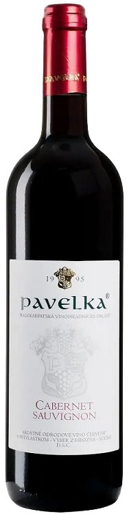 Pavelka Cabernet Sauvignon 0,75L, r2022, cr, su