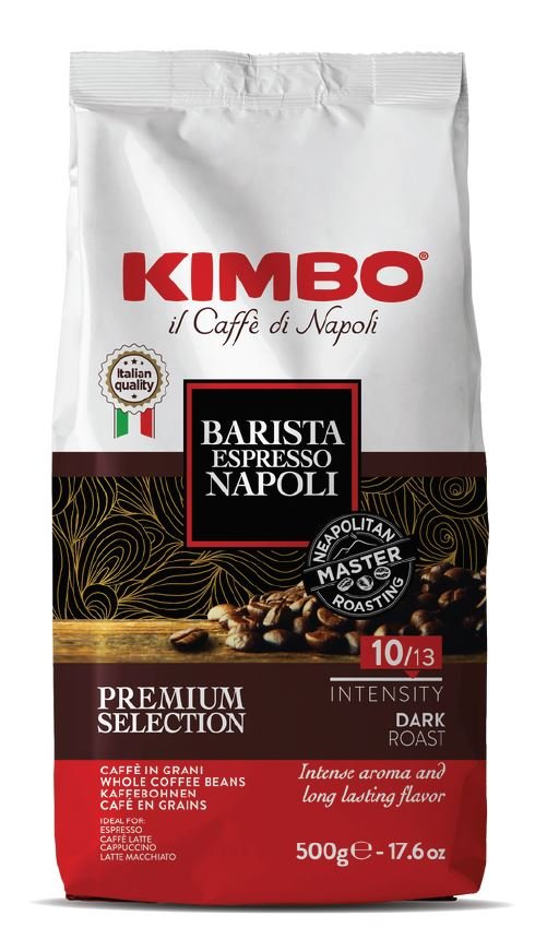Kimbo Retail Espresso Napoli Barista 500g,zrn, ochr