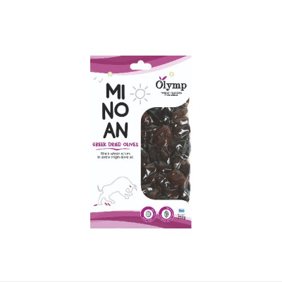 OLYMP Sušené čierne olivy s kôstkou  250g,vako