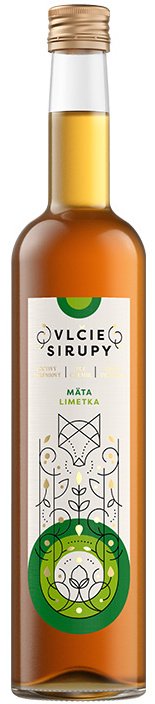 mMMm - Vlčie sirupy Mäta - Limeta 1L, sirup