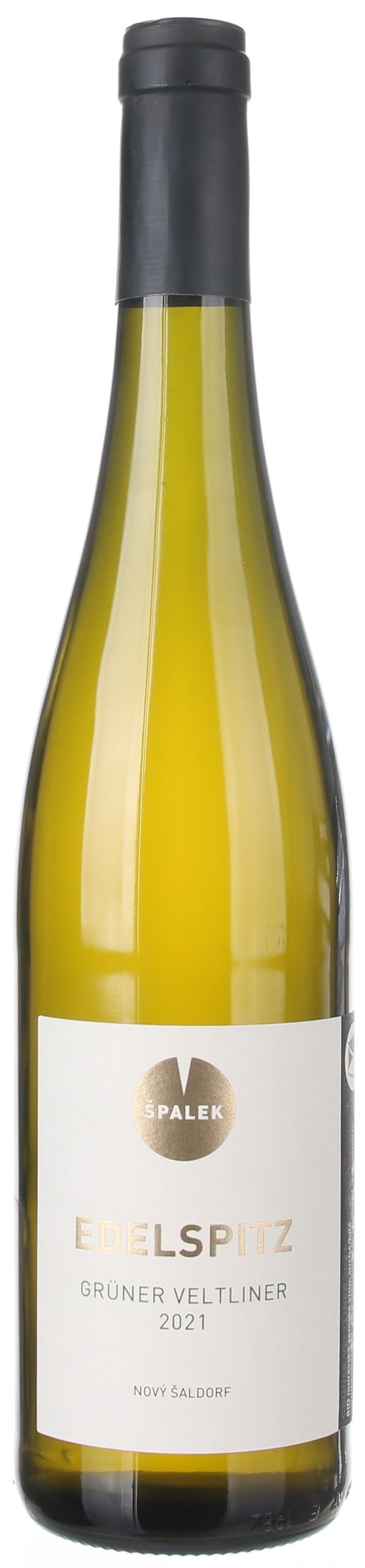 Špalek Edelspitz Grüner Veltliner, BIO 0,75L, r2021, vin, bl, su